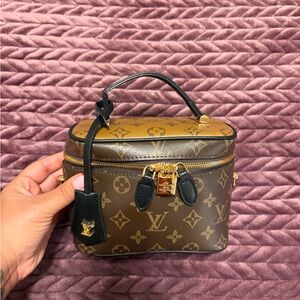 Brown Monogram Cosmetic Bag